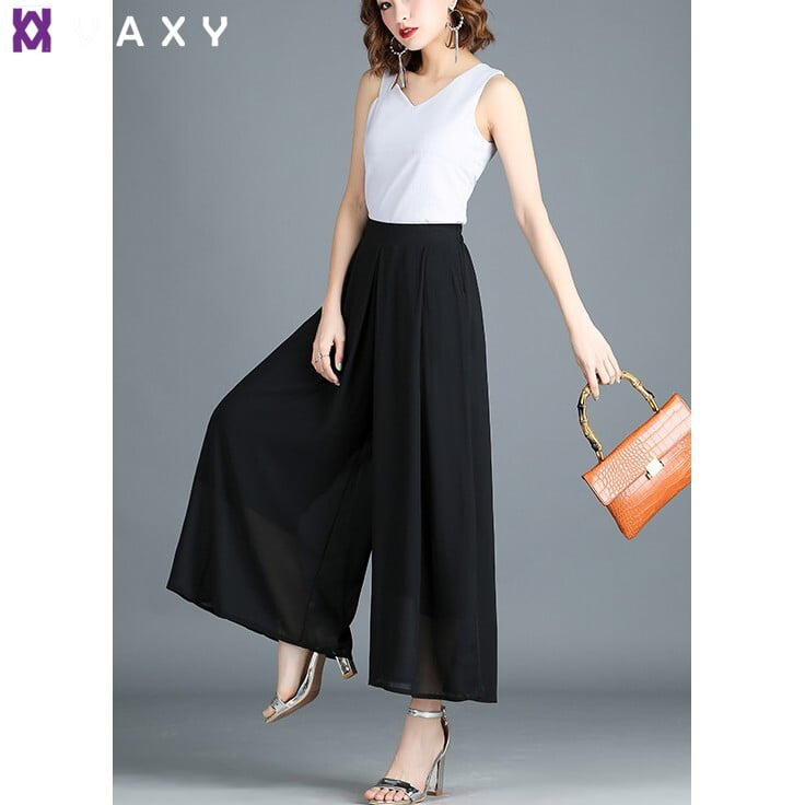 Quần ống rộng High-Low Quần ống rộng High-Low