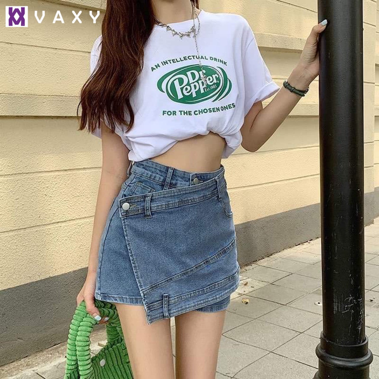 Váy Jeans ngắn Váy Jeans ngắn